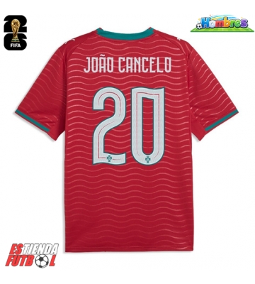 Portugal Joao Cancelo #20 Primera Equipación Mundial 2026 Manga Corta Portugal Joao Cancelo #20 Primera Equipación Mundial 2026 Manga Corta